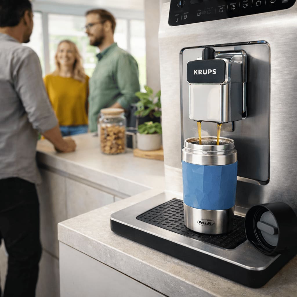 Thermobecher für Kaffeemaschine