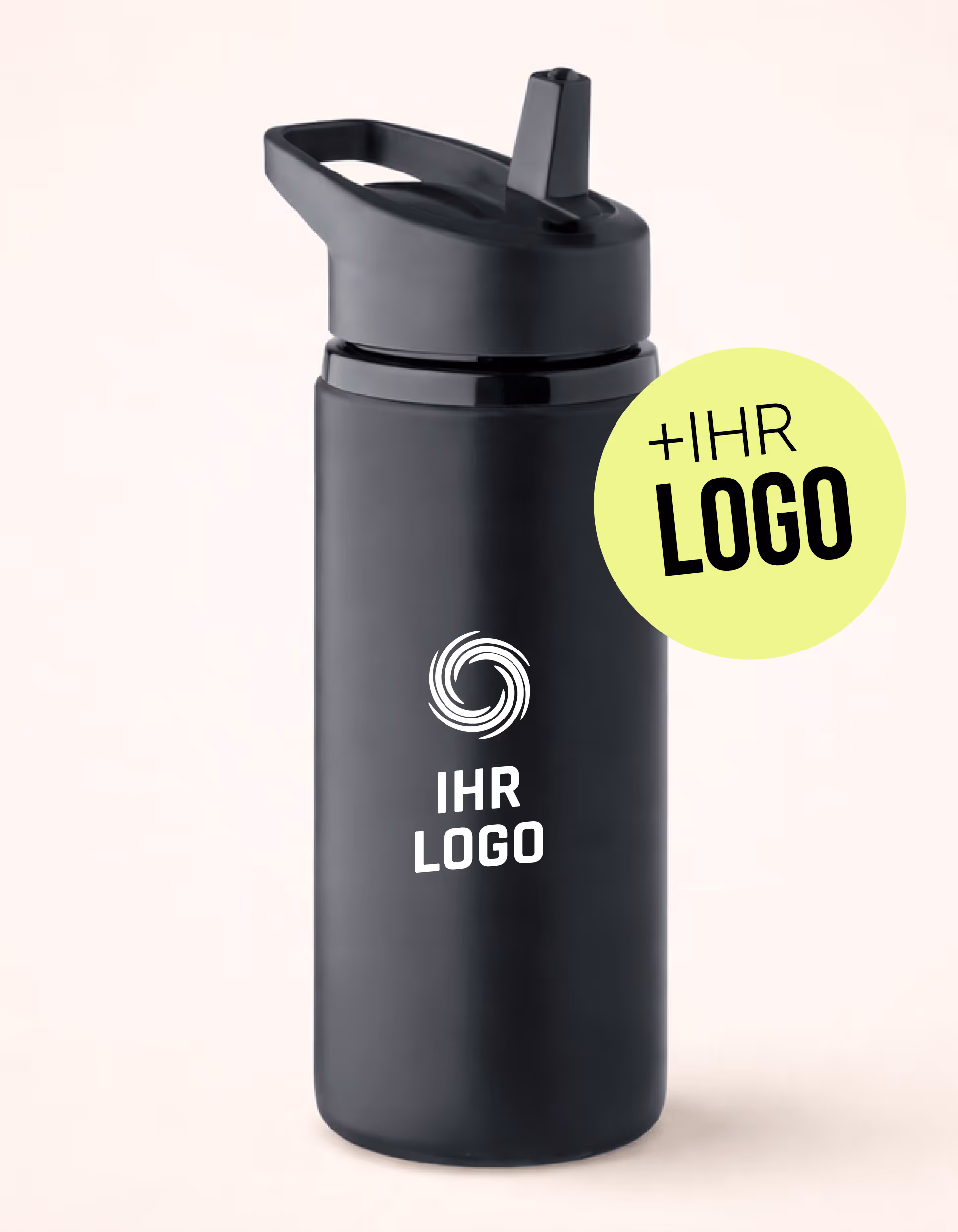 Nachhaltige Trinkflasche für Logo 