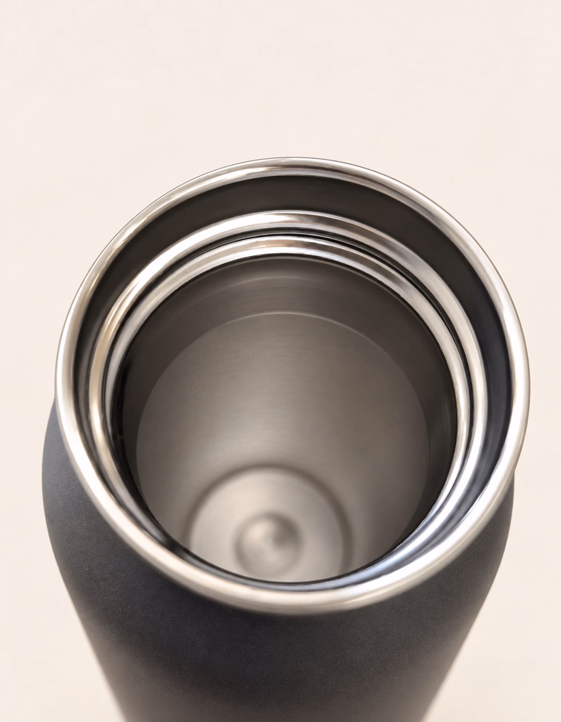 Recykling Edelstahl Becher für Logo