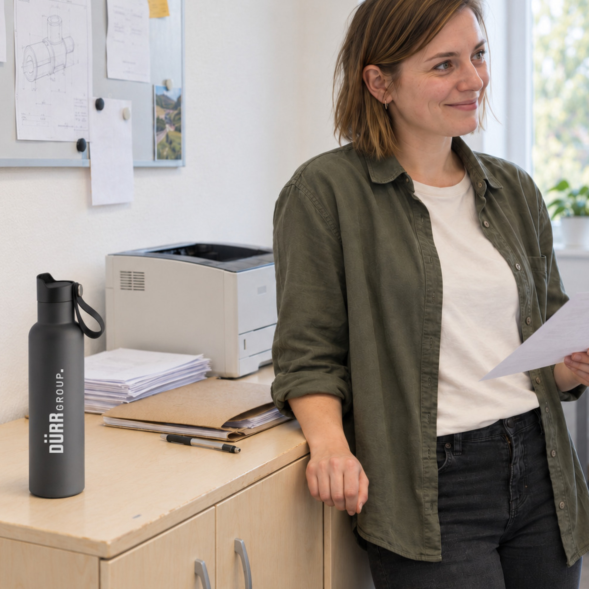 Thermoflasche 0,7 L als Mitarbeitergeschenk