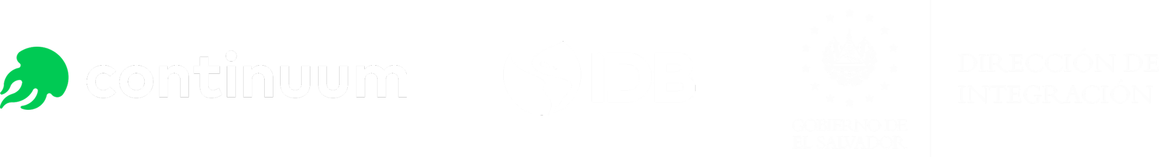 Continuum · BID · Gobierno de El Salvador — Dirección de Integración