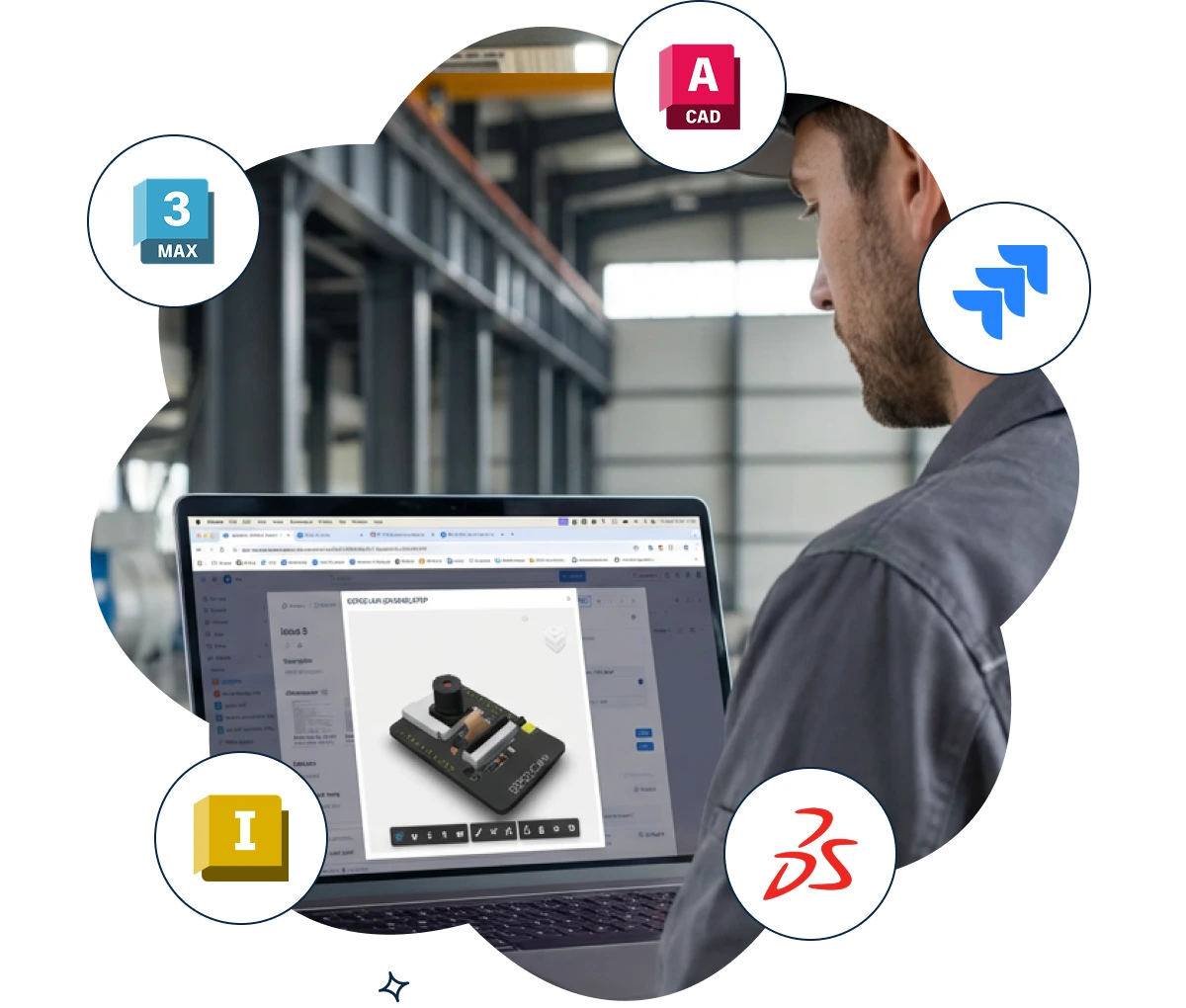 Model Viewer for Jira product page hero image
