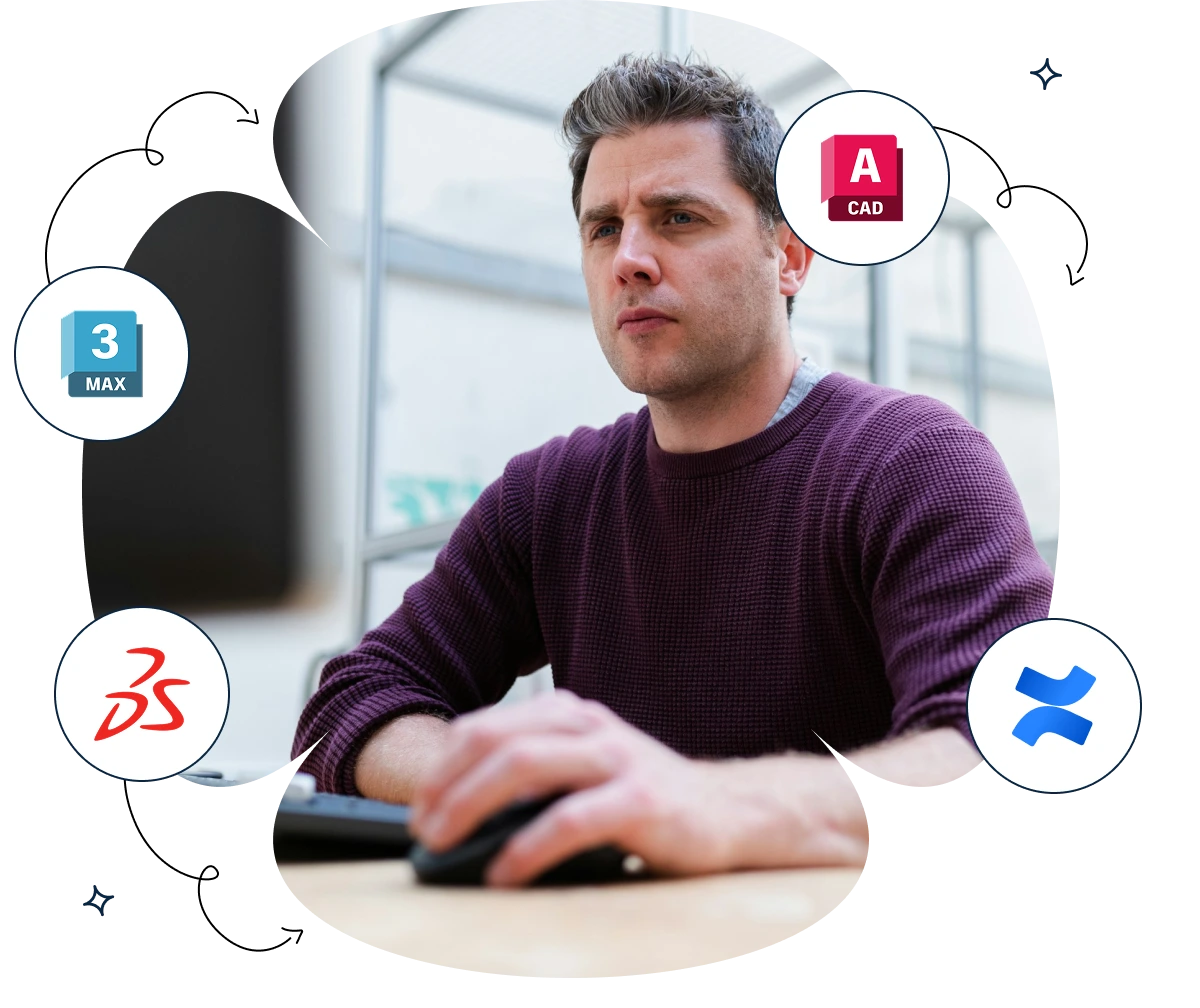 CAD 2D and 3D Model Viewer for Confluence product page hero image