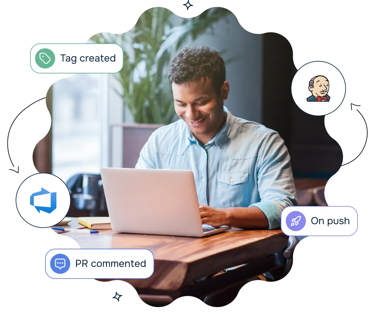 Jenkins and Azure DevOps Post Webhooks for Bitbucket product page hero image