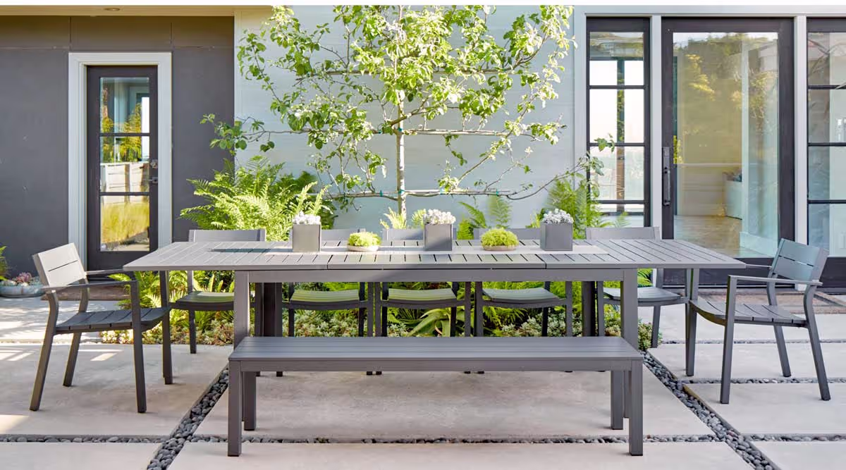 Belvedere Aluminum Dining Set