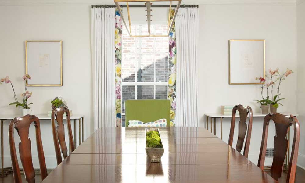 Simple Dining Room Curtains