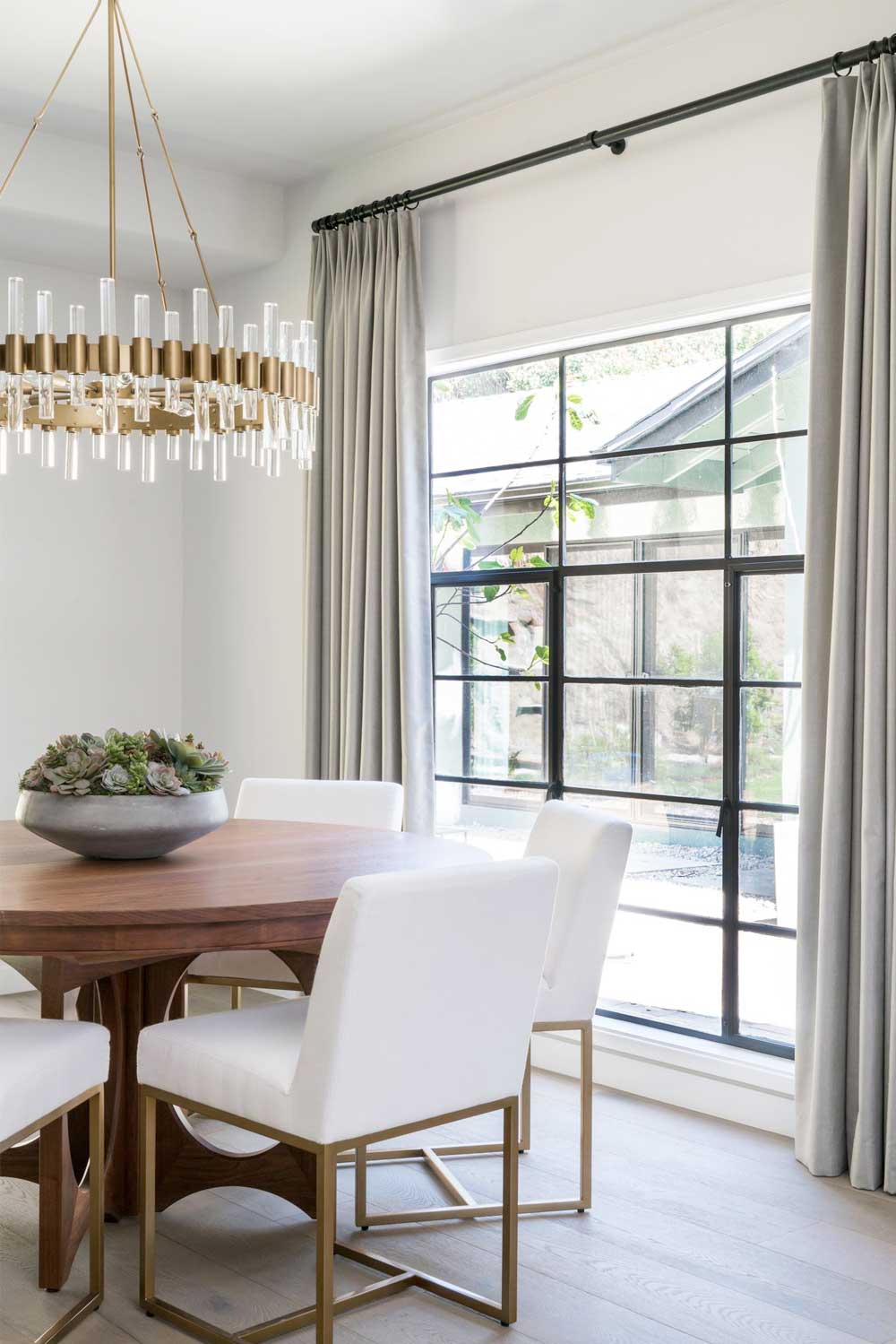 Dining room drapery