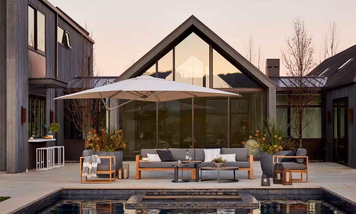 belvedere teak seating