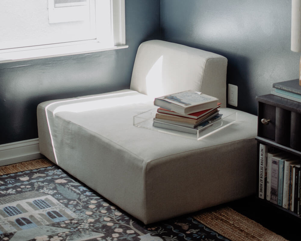 Floyd Sectional in the corner