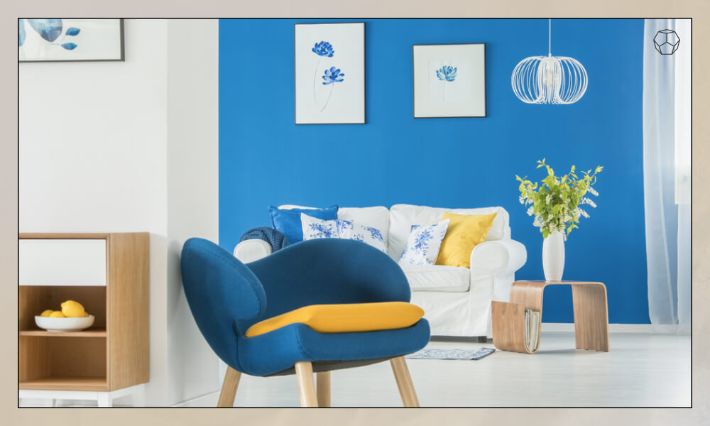 Vibrant accent wall