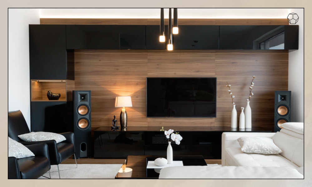 TV accent wall