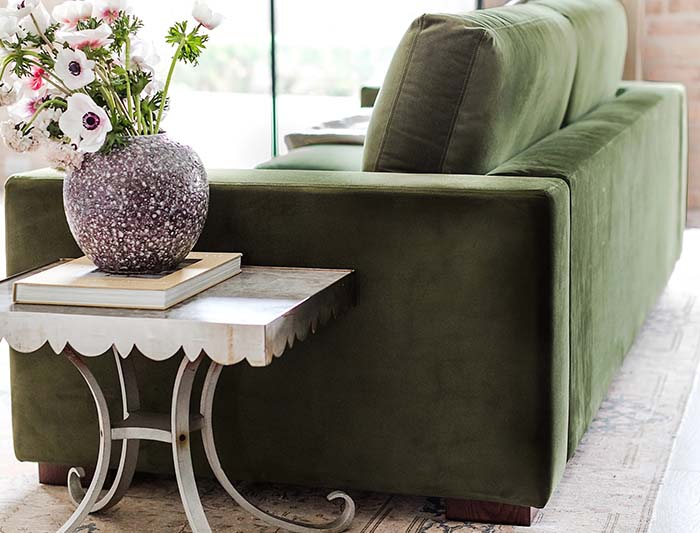 Modern Barton Sofa in green Color