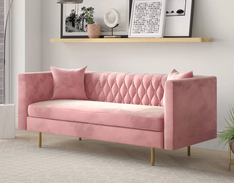 Chesterfield Pink Lyric Sofa
