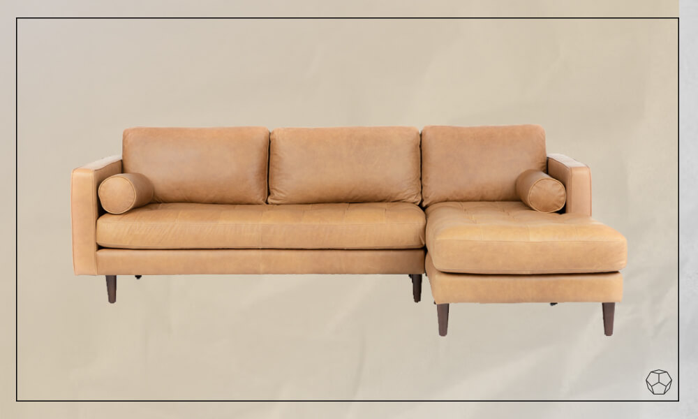 Sven Charme Tan Sectional
