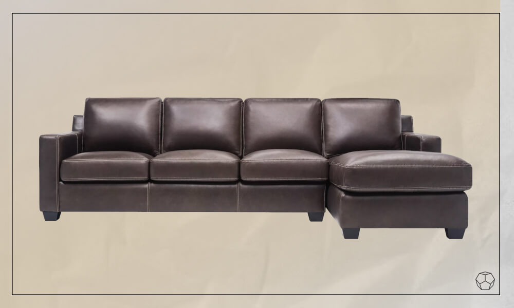 Anaheim Leather 2-pc. Sectional