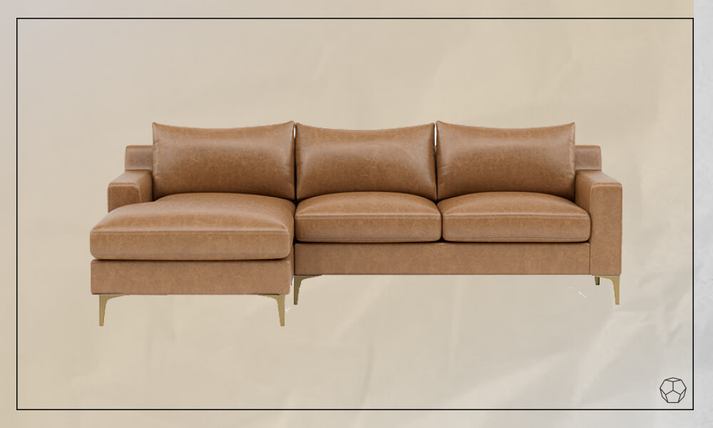 Sloan Leather Sectional