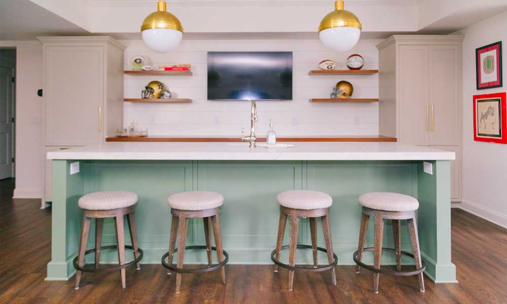 Cool Green Kitchen