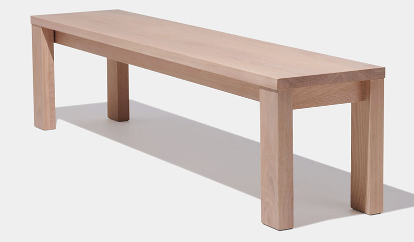 Solid Wood Oak Bench
