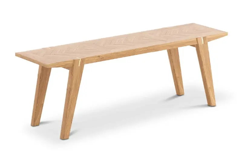 Wooden bench