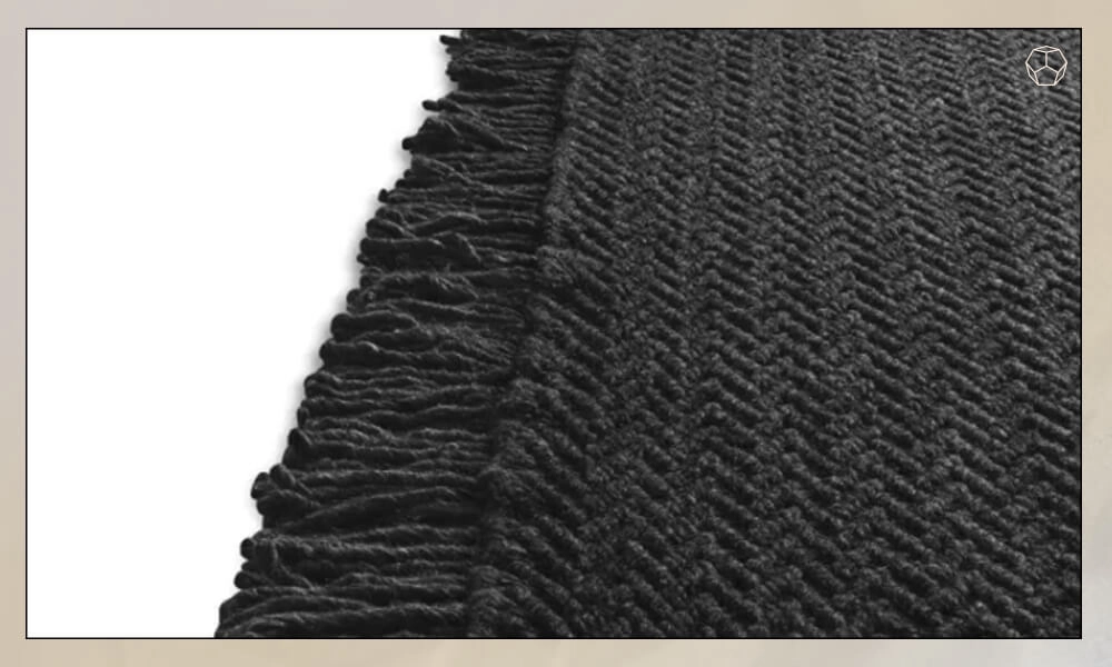 Dark grey rug