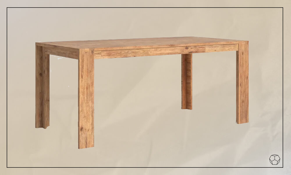 Vancamp Acacia Wood Dining Table