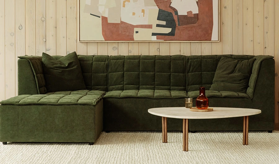 Quilt 4-Piece Modular Sectional