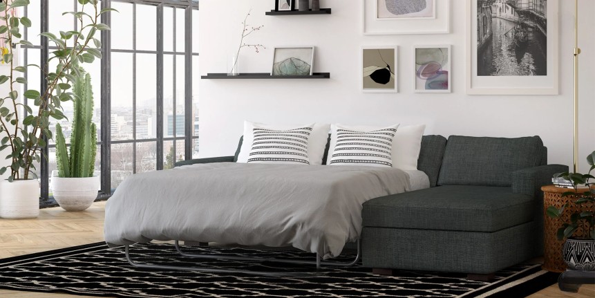 Medley Rio Sleeper Sectional Open Position