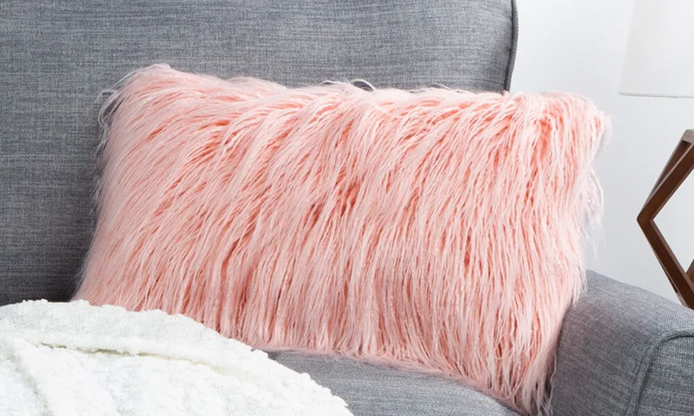 Pink Throw Pillow