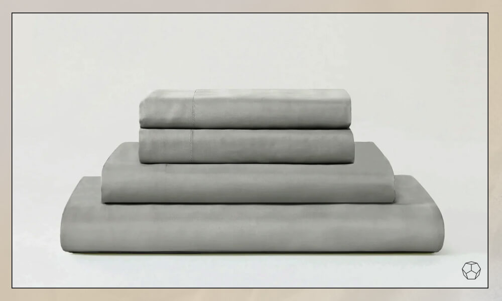 Set of grey Eucalyptus Sheets