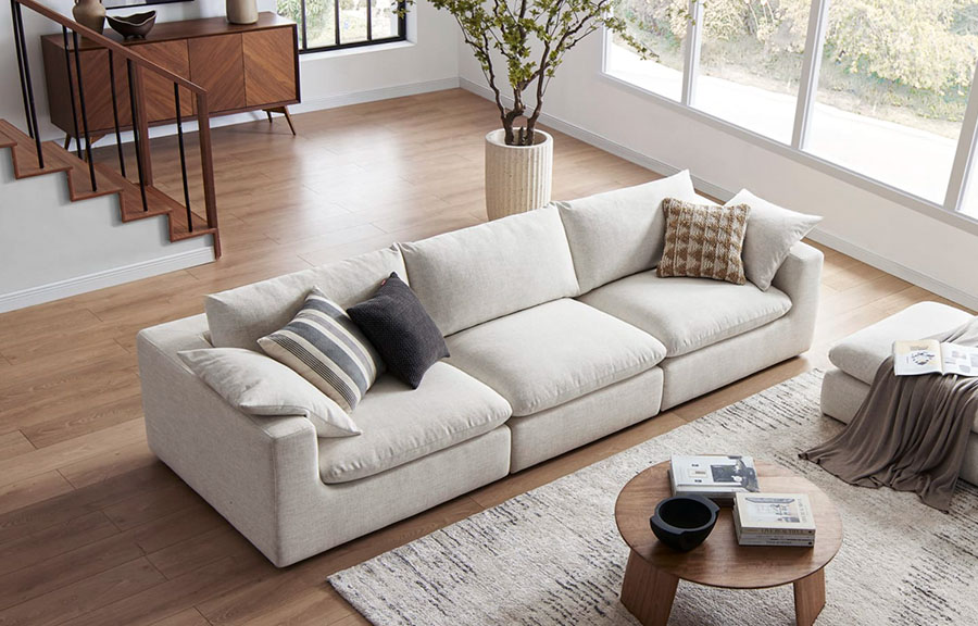 Living Room with furniture from Castlery