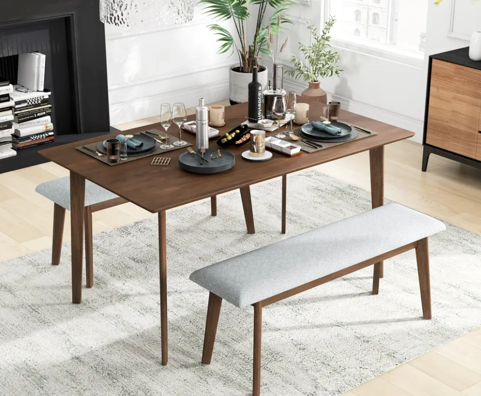 Dining Table wit Two benches