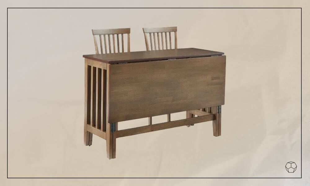 Posiedon Drop Leaf Trestle Dining Table