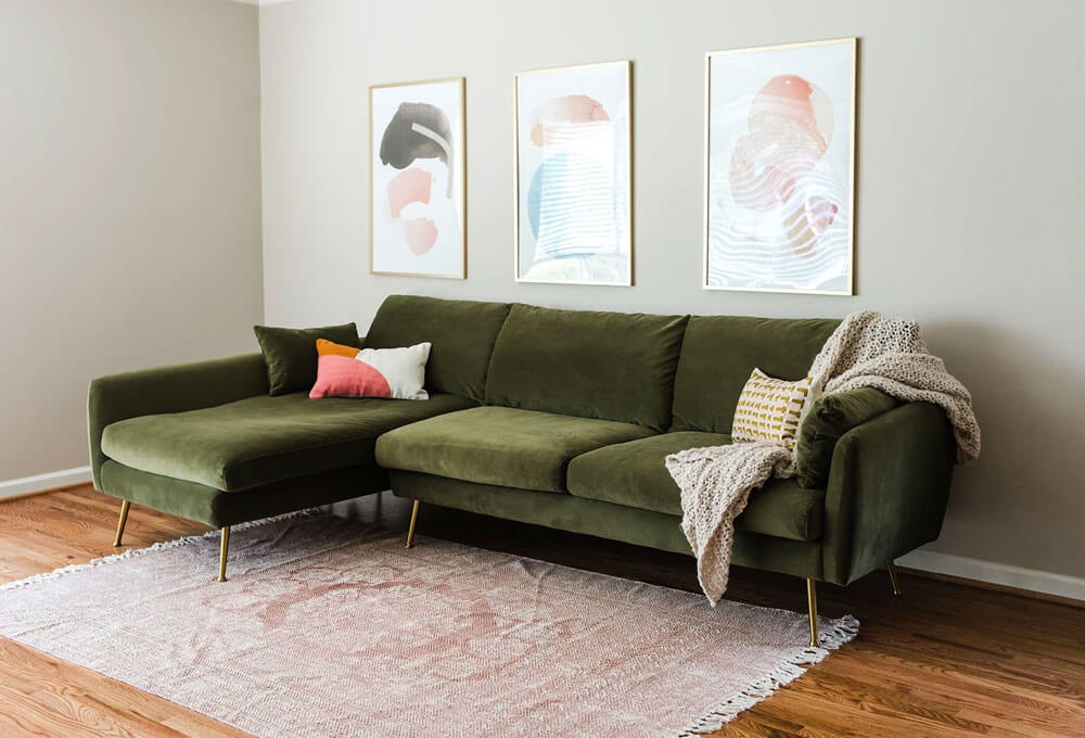 Velvet Park Sofa