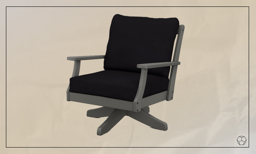 Braxton Deep Seating Swivel Chair