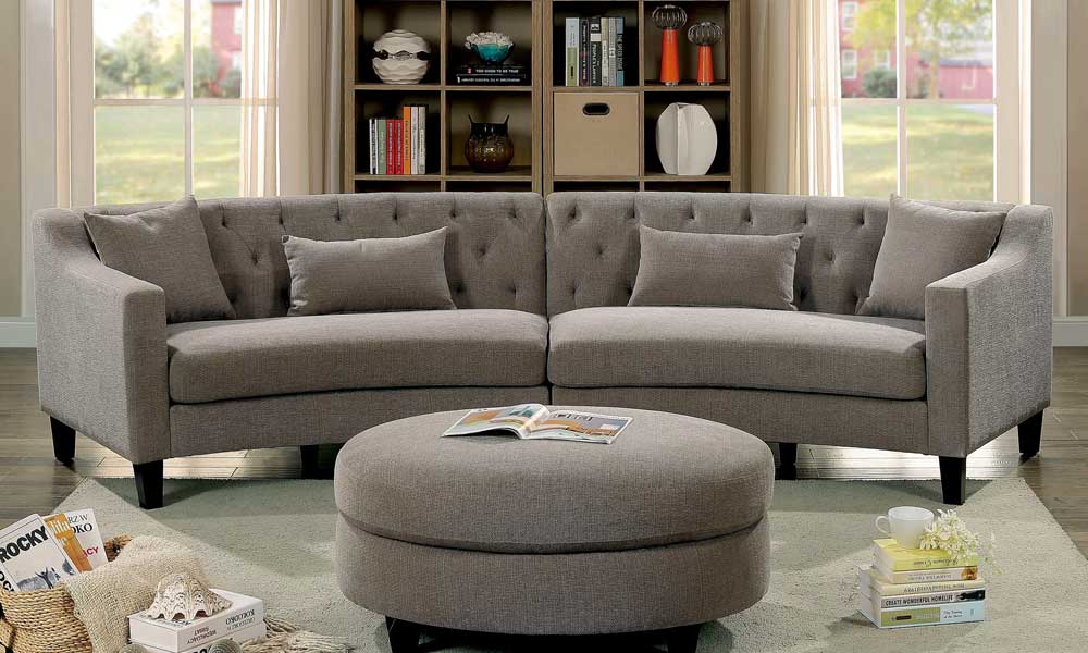 Oakhill Upholstered Sectional with Ottoman