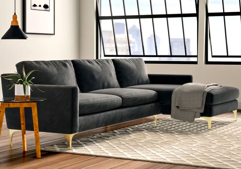 AllModern Dark Sofa