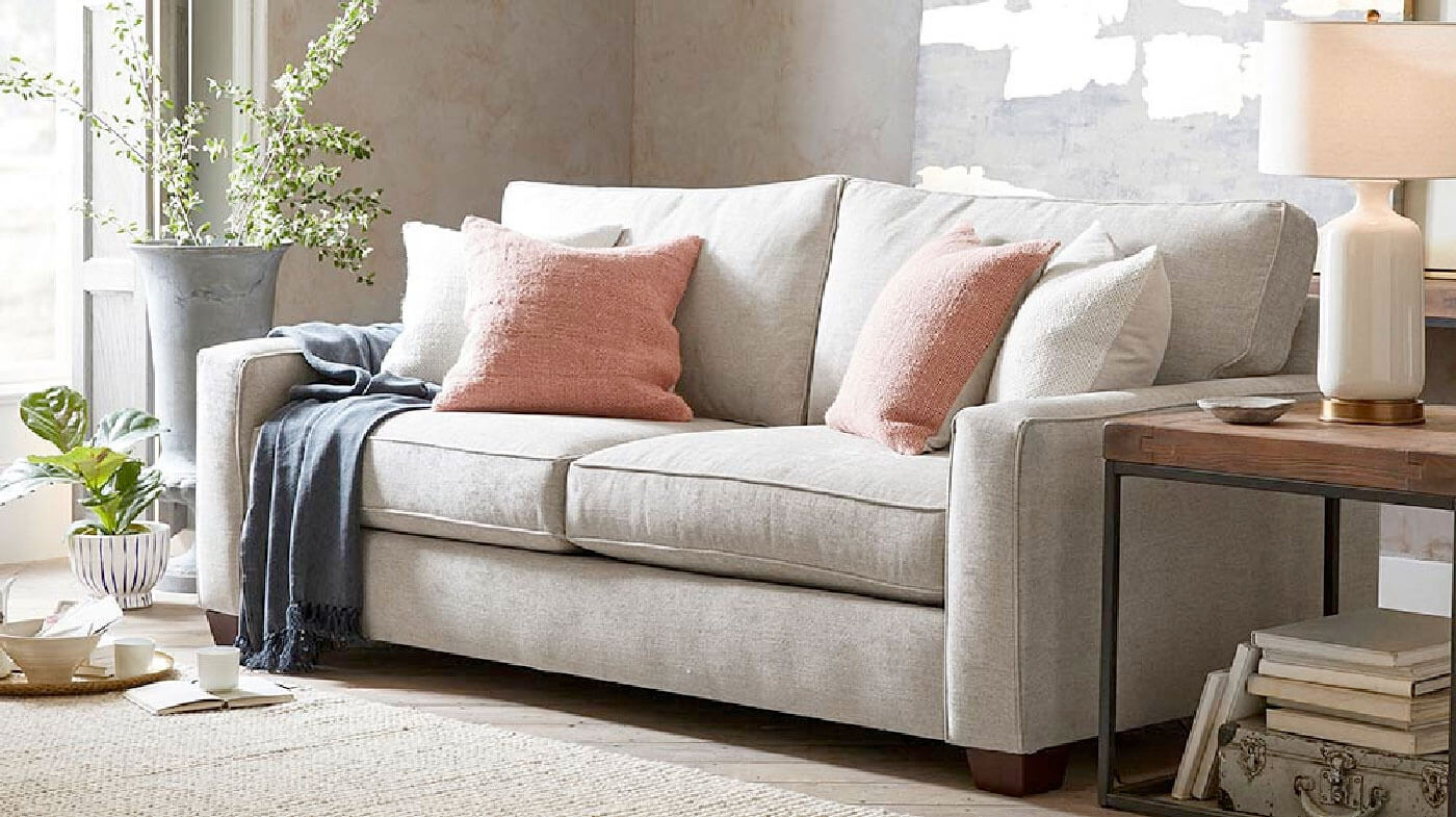 Pottery Barn Comfort Square Arm Upholstered Sofa
