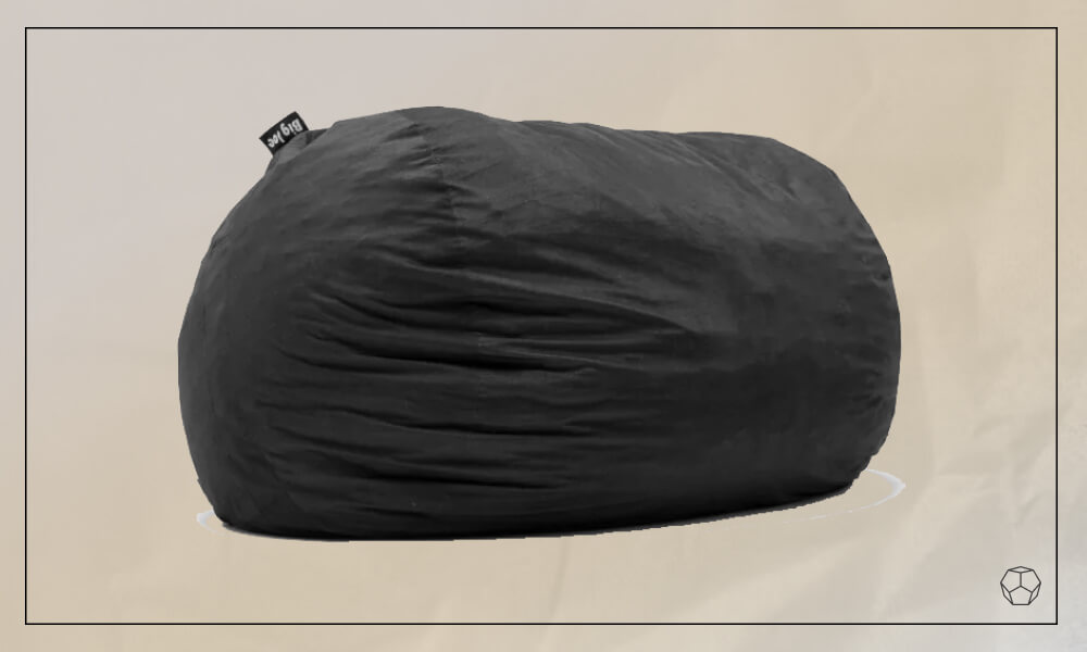 Black XXL bean bag