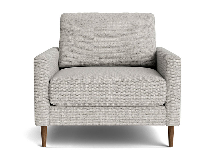 Haze Armchair with wooden legs