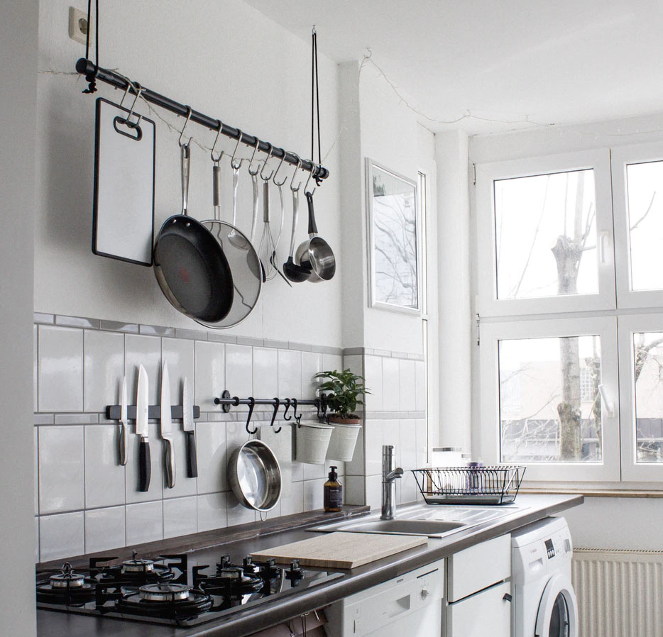 Hang cooking utensils