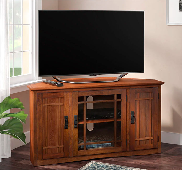 Corner TV stand with Storage