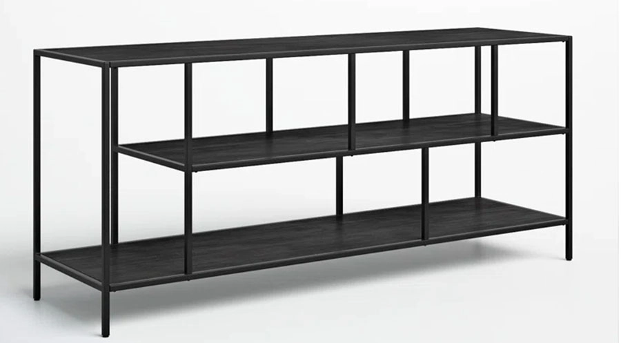 Metal Media Console in black color