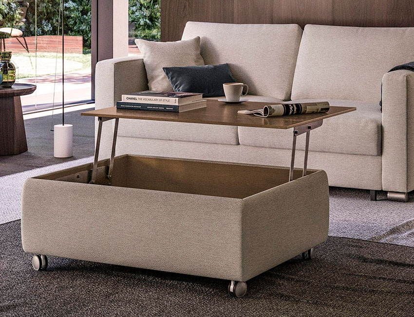 Openable Coffee Table with wheels