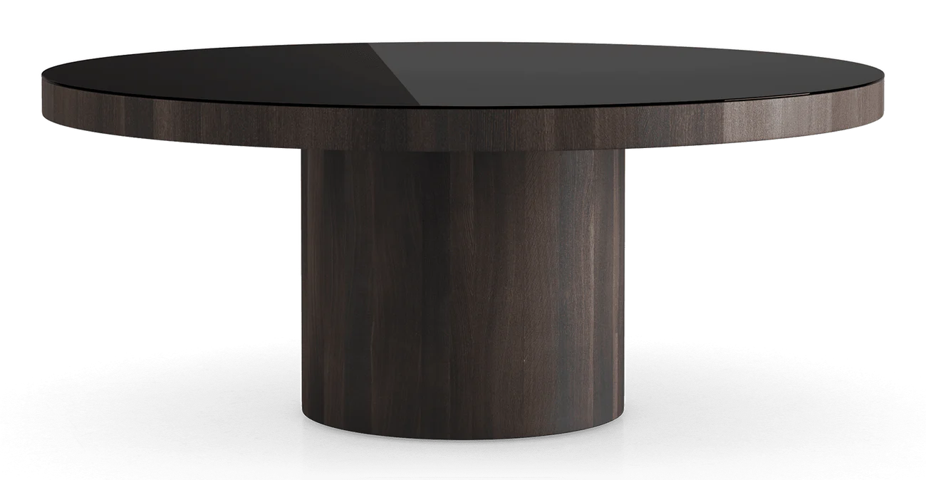 Berkeley Round Dining Table in Smoked Oak