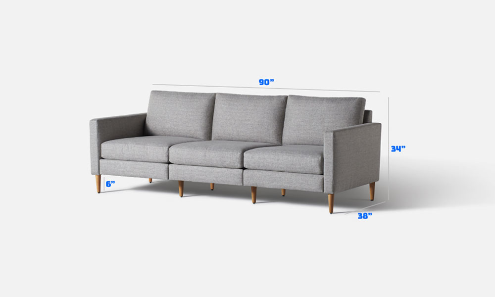 Allform sofa measurements