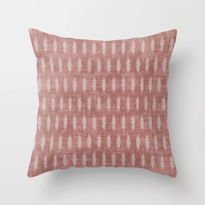 Indoor Linen Throw Pillow