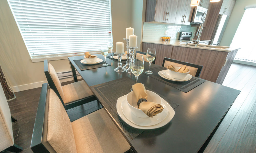 Dining Table with Candles