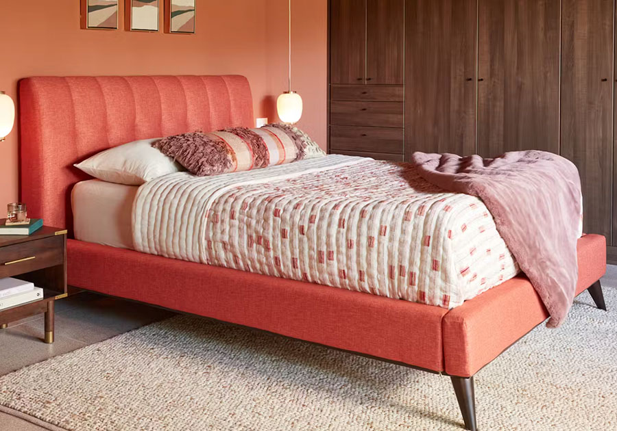 Hughes Upholstered Platform Bed
