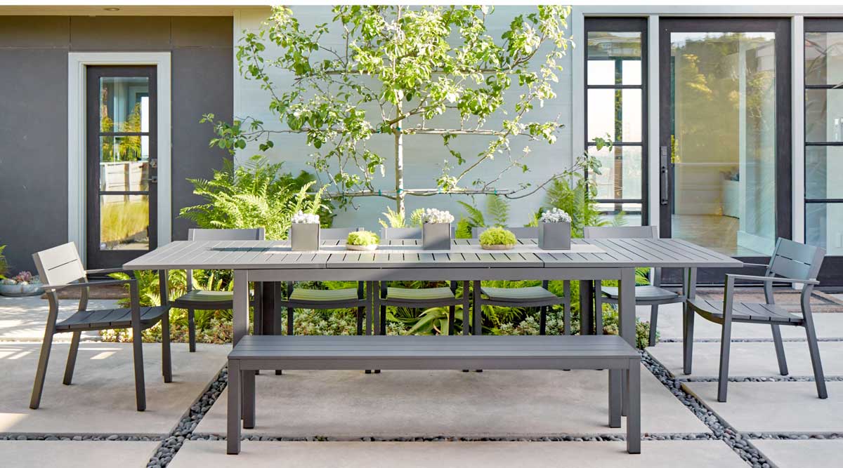 Belvedere Aluminum Dining Set