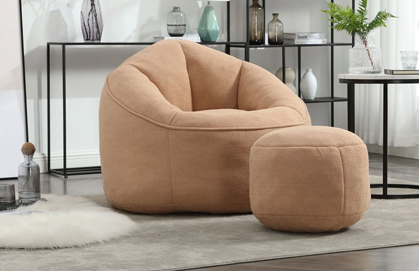 Bean Bag Chair With Footrest